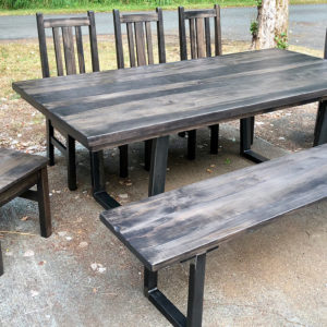 ambrosiamaple-slatestain-benchchairs-industrialtable