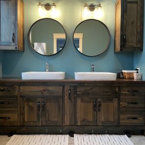 Custom-Vanity-Pine-to-match-bedroom-suite
