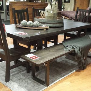 Industrial-table-maple-slate-stain
