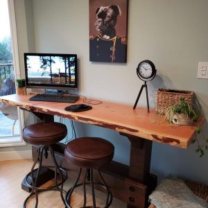 Live-edge-fir-desk-pub-height