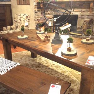 Pioneer-table-pine-rustic-top-chestnut-stain